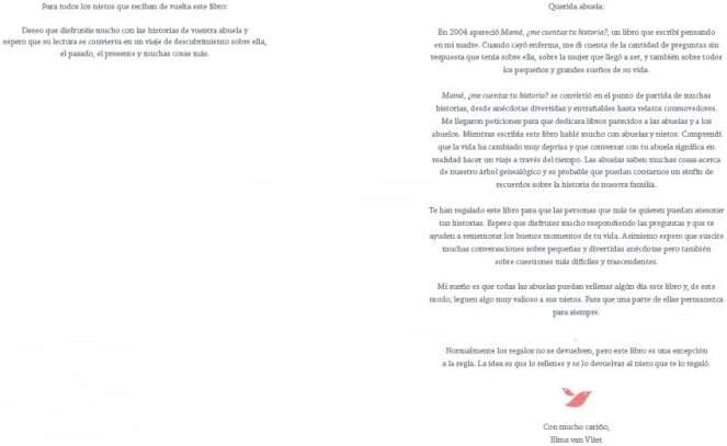 Abuela, ¿me cuentas tu historia? (Edición Oficial) / Grandma, Tell Me (Oficial Edition) (Spanish Edition) by Elma van Vliet | barcode:9788401021510 | source:'9788401021510.jpg