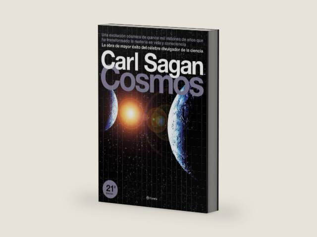 Cosmos (Fuera de coleccion) (Spanish Edition) by Carl Sagan | barcode:9788408053040 | source:'9788408053040-right-three-quarter.jpg