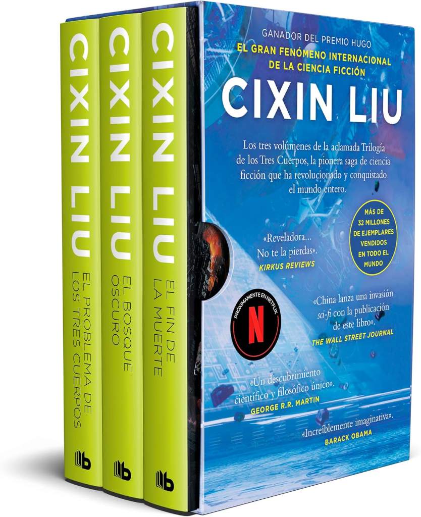 Estuche Trilogía de los Tres Cuerpos: El problema de los tres cuerpos; El bosque oscuro; El fin de la muerte / Three-Body Problem Boxed Set: The Dark ... THREE-BODY PROBLEM SERIES) (Spanish Edition) by Cixin Liu | barcode:9788413146928 | source:'9788413146928.jpg