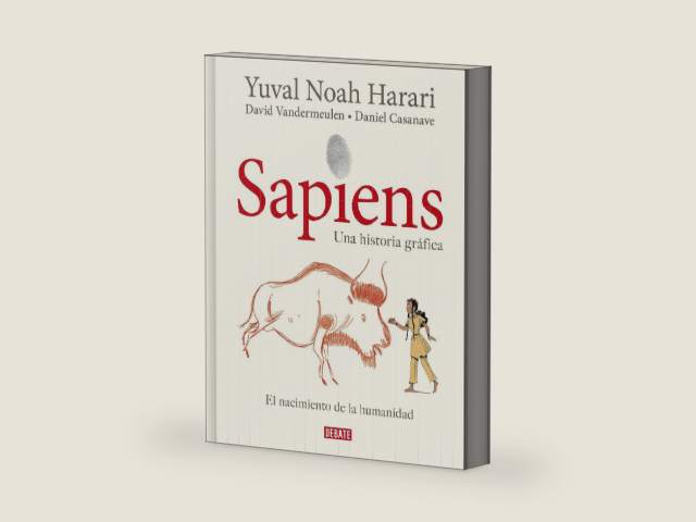 Sapiens: Volumen 1: El nacimiento de la humanidad (Edición gráfica) / Sapiens: A Graphic History: The Birth of Humankind (Spanish Edition) by Yuval Noah Harari | barcode:9788418006814 | source:'9788418006814-right-three-quarter.jpg