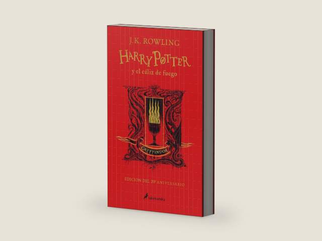 Harry Potter y el cáliz de fuego (20 Aniv. Gryffindor) / Harry Potter and the Goblet of Fire (Gryffindor) (Spanish Edition) by J. K. Rowling | barcode:9788418174360 | source:'9788418174360-right-three-quarter.jpg