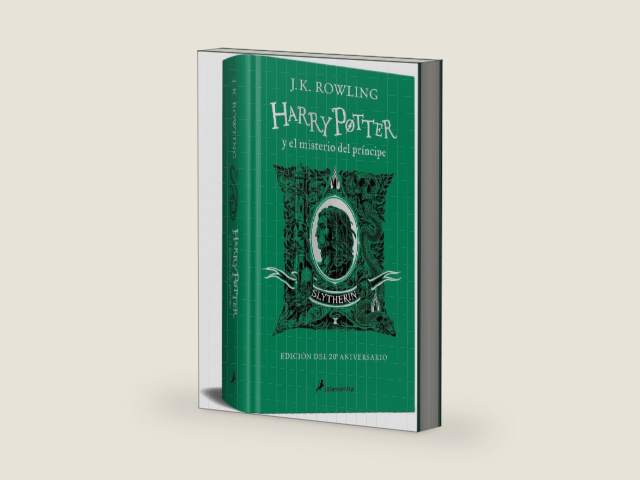 Harry Potter y el misterio del Príncipe (20 Aniv. Slytherin) / Harry Potter and the Half-Blood Prince (Slytherin) (Spanish Edition) by J.K. Rowling | barcode:9788418637957 | source:'9788418637957-right-three-quarter.jpg
