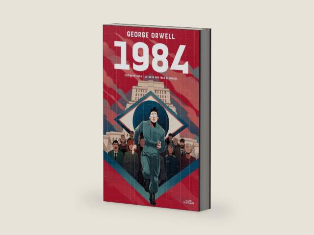 1984 (Edición ilustrada) / 1984 (Illustrated Edition) (Spanish Edition) by George Orwell | barcode:9788418915093 | source:'9788418915093-right-three-quarter.jpg