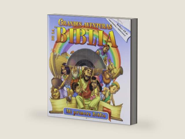 Grandes aventuras de la Biblia: Mi primera Biblia by Yoko Matsuoka | barcode:9788428537377 | source:'9788428537377-right-three-quarter.jpg