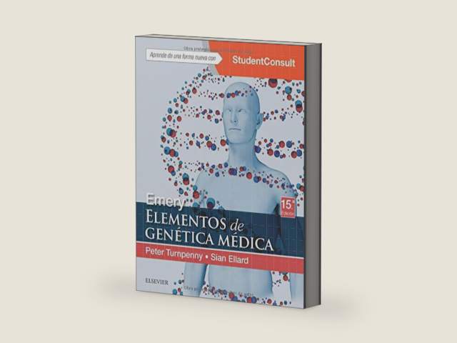 Emery. Elementos de genética médica + StudentConsult (15ª ed.) by Peter D. Turnpenny | barcode:9788491132066 | source:'9788491132066-right-three-quarter.jpg