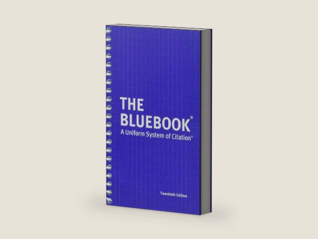The Bluebook: A Uniform System of Citation, 20th Edition by Columbia Law Review | barcode:9788925598376 | source:'9788925598376-right-three-quarter.jpg
