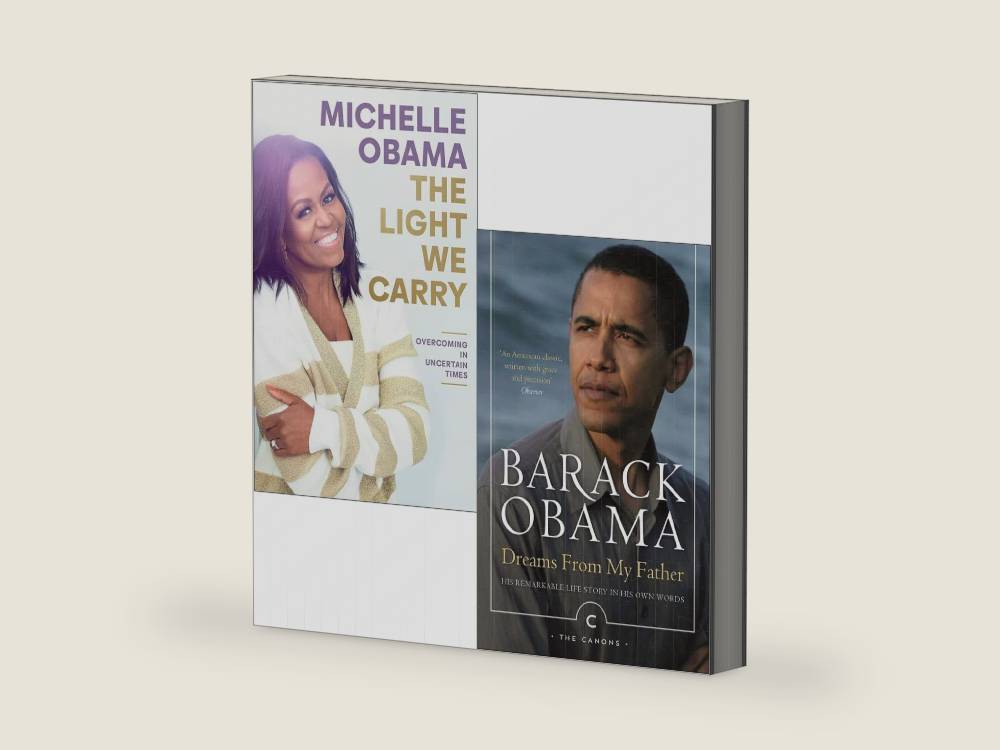 The Light We Carry [Hardcover] By Michelle Obama & Dreams From My Father By Barack Obama 2 Books Collection Set by Michelle Obama | barcode:9789123489145 | source:'9789123489145-right-three-quarter.jpg