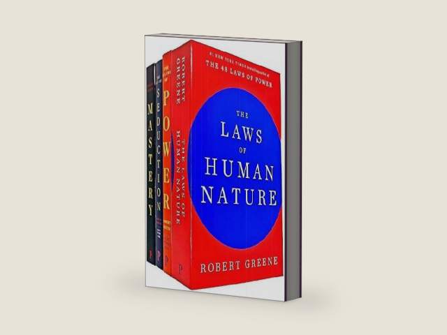 Robert Greene Collection 4 Books Set (The Art of Seduction, Mastery, The Concise 48 Laws of Power, The Laws of Human Nature) by Robert Greene | barcode:9789123791880 | source:'9789123791880-2-right-three-quarter.jpg
