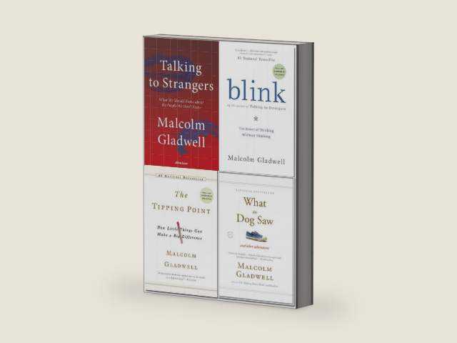 Malcolm Gladwell 4 Books Collection Set (Talking to Strangers, Blink, The Tipping Point, What the Dog Saw) by Malcolm Gladwell | barcode:9789123948000 | source:'9789123948000-right-three-quarter.jpg