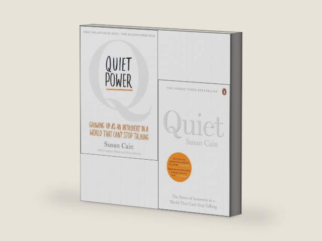 Quiet Power & Quiet The Power of Introverts in a World That Can't Stop Talking By Susan Cain 2 Books Collection Set by Susan Cain | barcode:9789123962983 | source:'9789123962983-right-three-quarter.jpg
