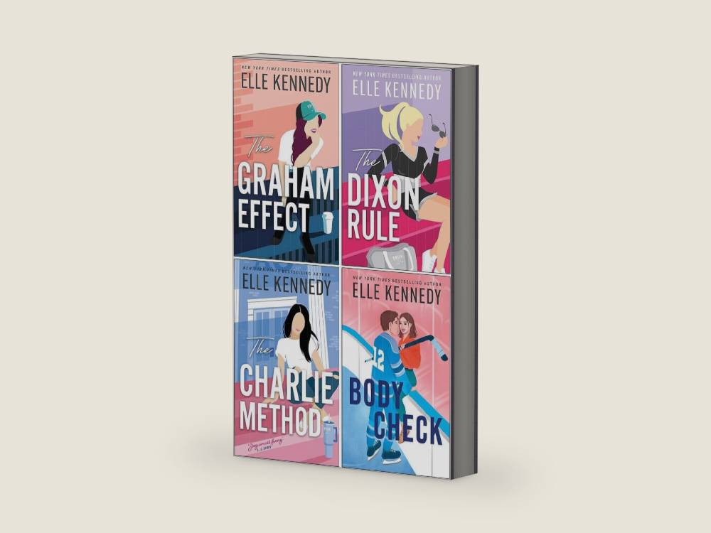Elle Kennedy Collection 4 Books Set (The Graham Effect, The Dixon Rule, The Charlie Method & Body Check) by Elle Kennedy | barcode:9789124020538 | source:'9789124020538-right-three-quarter.jpg