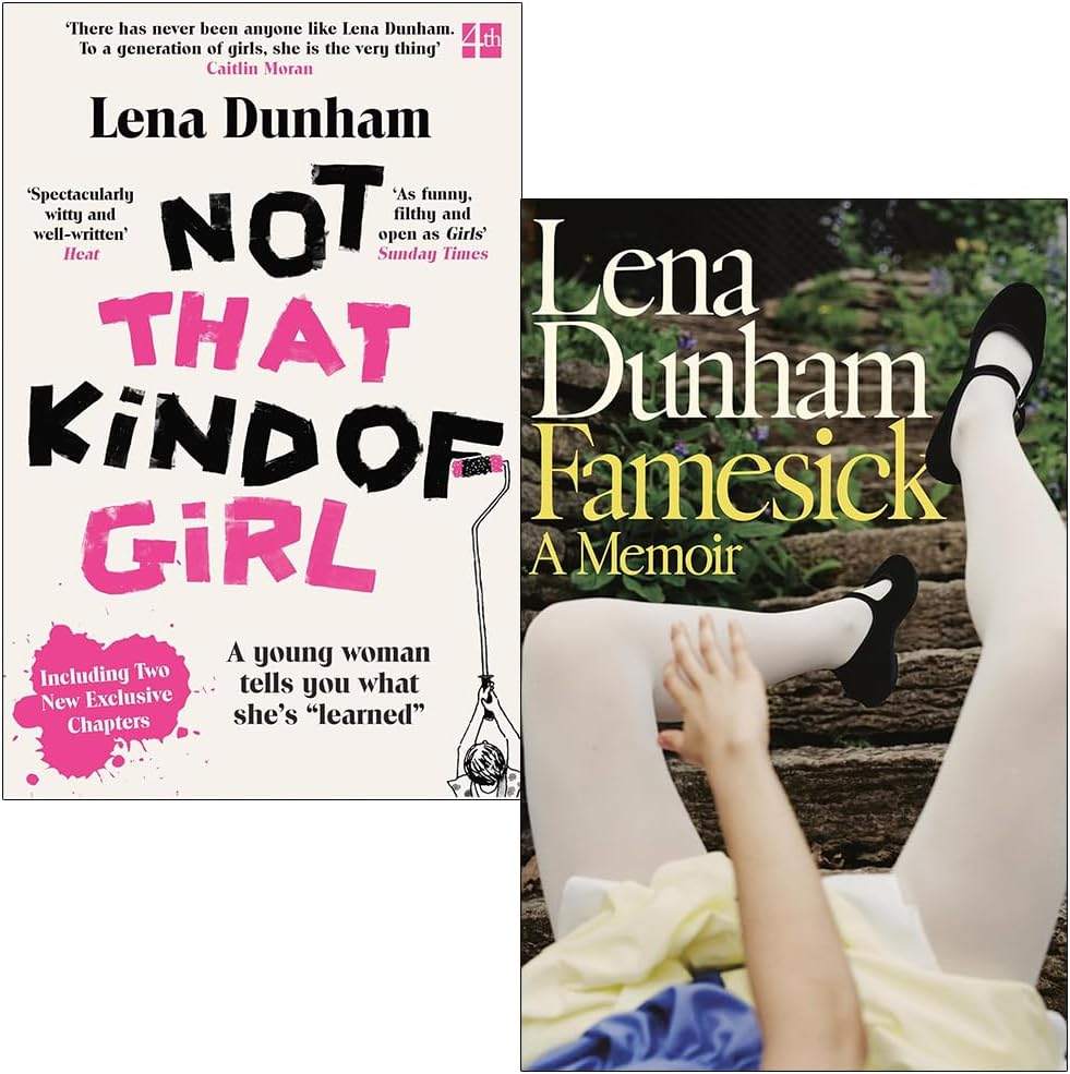 Lena Dunham Collection 2 Books Set (Not That Kind of Girl & Famesick) by Lena Dunham | barcode:9789124021597 | source:'9789124021597.jpg