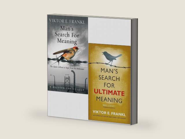 Viktor E Frankl Collection 2 Books Set (Man's Search For Meaning, Man's Search for Ultimate Meaning) by Viktor E. Frankl | barcode:9789124023485 | source:'9789124023485-right-three-quarter.jpg