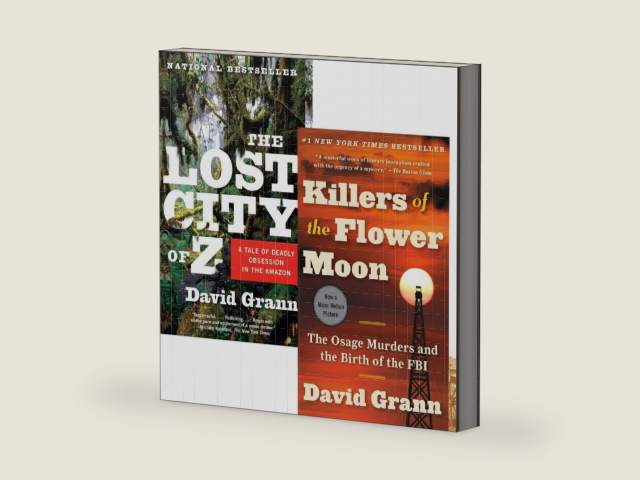 David Grann 2 Books Collection Set (Killers of the Flower Moon, The Lost City of Z) by David Grann | barcode:9789124225551 | source:'9789124225551-right-three-quarter.jpg