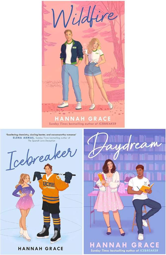 The Maple Hills Series 3 Book Collection Set By Hannah Grace (Icebreaker, Wildfire & Daydream) by Hannah Grace | barcode:9789124234201 | source:'9789124234201.jpg