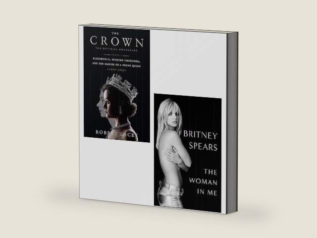 The Woman in Me By Britney Spears, The Crown By Robert Lacey 2 Books Collection Set by Britney Spears | barcode:9789124293017 | source:'9789124293017-right-three-quarter.jpg