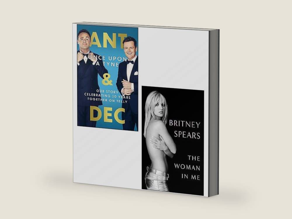 The Woman in Me By Britney Spears, Once Upon A Tyne By Ant McPartlin, Declan Donnelly 2 Books Collection Set by Britney Spears | barcode:9789124293024 | source:'9789124293024-right-three-quarter.jpg