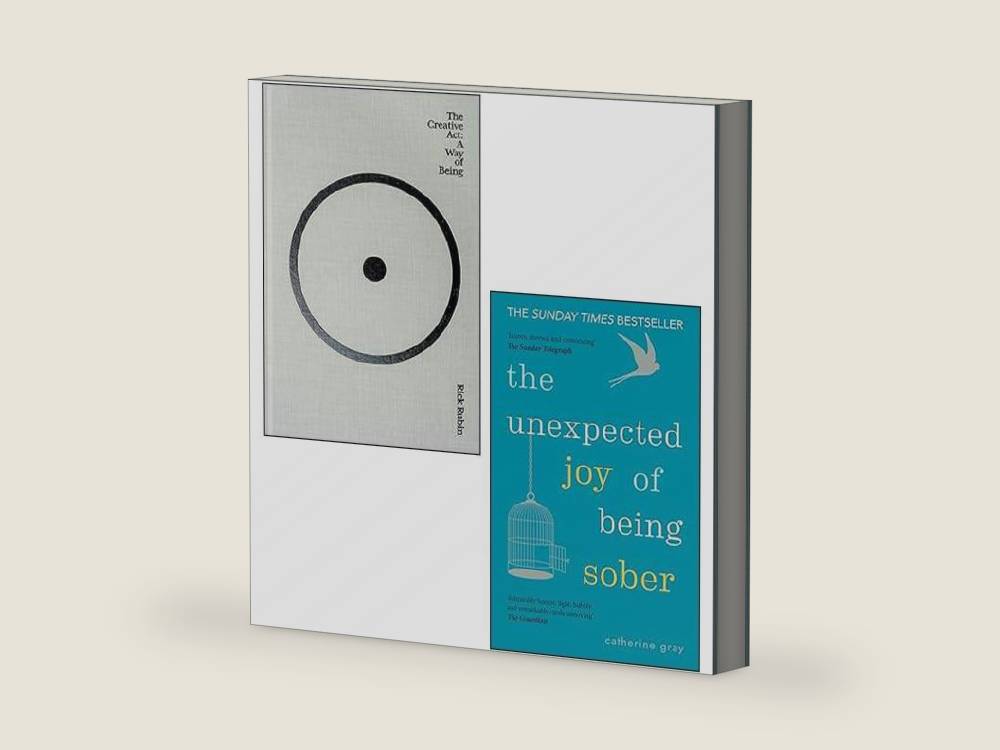 The Creative Act A Way of Being [Hardcover] By Rick Rubin & The Unexpected Joy of Being Sober By Catherine Gray 2 Books Collection Set by Rick Rubin | barcode:9789124302412 | source:'9789124302412-right-three-quarter.jpg