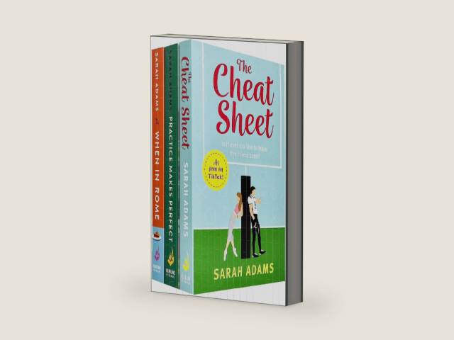 Sarah Adams 3 Books Collection Set (The Cheat Sheet, When in Rome, Practice Makes Perfect) by Sarah Adams | barcode:9789124349608 | source:'9789124349608-right-three-quarter.jpg