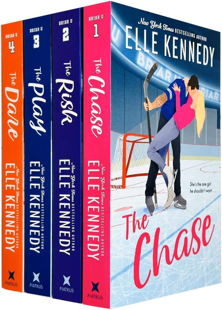 Briar U Series Books (1 - 4) Collection Set by Elle Kennedy (The Chase, The Risk, The Play & The Dare) by Elle Kennedy | barcode:9789124352103 | source:'9789124352103.jpg