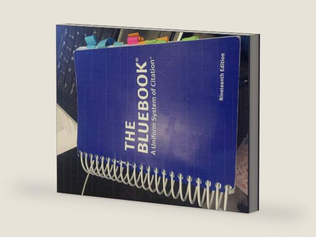 Bluebook Uniform System of Citation by Author (2010-05-04) by aa | barcode:9789301010727 | source:'9789301010727-right-three-quarter.jpg
