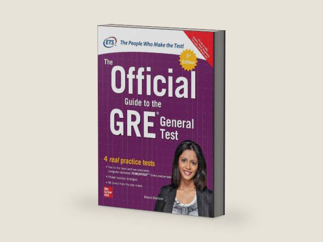 The Official Guide to the GRE General Test by EDUCATIONAL TESTING SERVICE | barcode:9789352607372 | source:'9789352607372-right-three-quarter.jpg