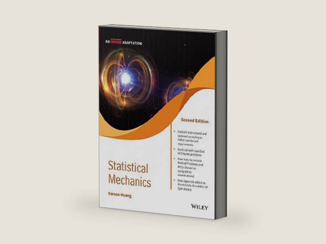 Wiley Statistical Mechanics, 2Ed by Huang | barcode:9789354247736 | source:'9789354247736-right-three-quarter.jpg