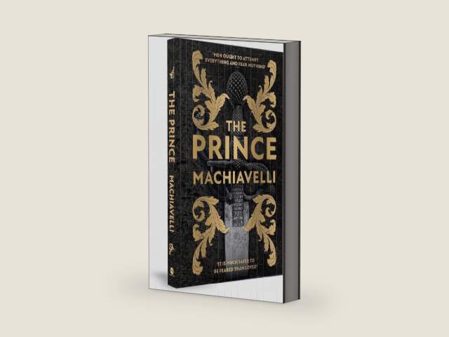Prince (Deluxe Hardbound Edition), The (Fingerprint Classics) by Niccolo Machiavelli | barcode:9789354406683 | source:'9789354406683-right-three-quarter.jpg