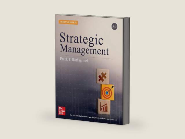 STRATEGIC MANAGEMENT by Rothaermel | barcode:9789355324948 | source:'9789355324948-right-three-quarter.jpg
