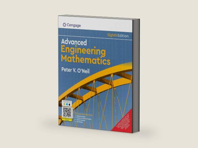 CENGAGE INDIA ADVANCED ENGINEERING MATHEMATICS, 8E by PETER V. O'NEIL | barcode:9789355739964 | source:'9789355739964-right-three-quarter.jpg