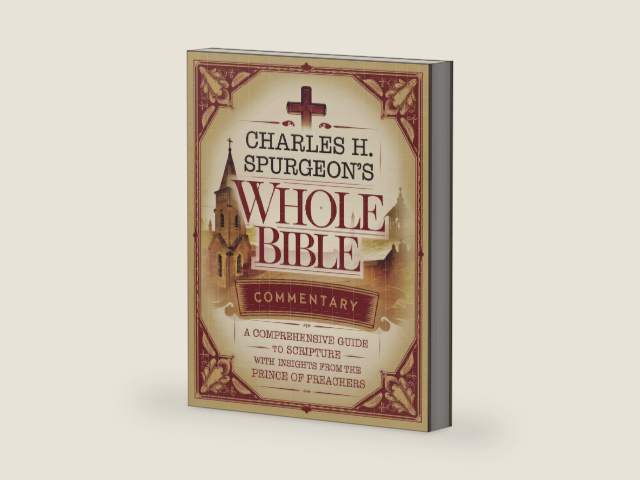 Charles H. Spurgeon's Whole Bible Commentary: A Comprehensive Guide to Scripture with Insights from the Prince of Preachers (Grapevine Edition) (The Best of Spurgeon: Devotionals for Christians) by Charles Haddon Spurgeon | barcode:9789360075217 | source:'9789360075217-right-three-quarter.jpg
