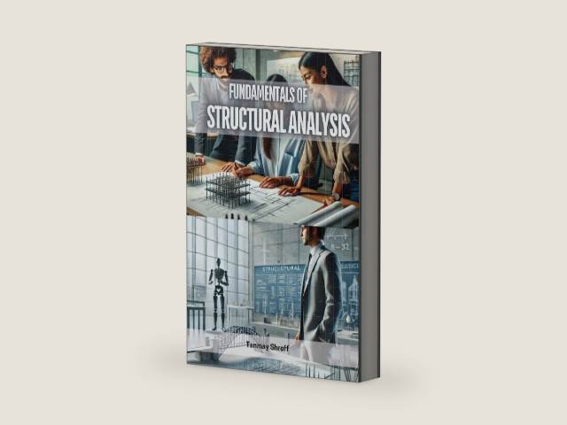 Fundamentals of Structural Analysis by Tanmay Shroff | barcode:9789361529290 | source:'9789361529290-right-three-quarter.jpg