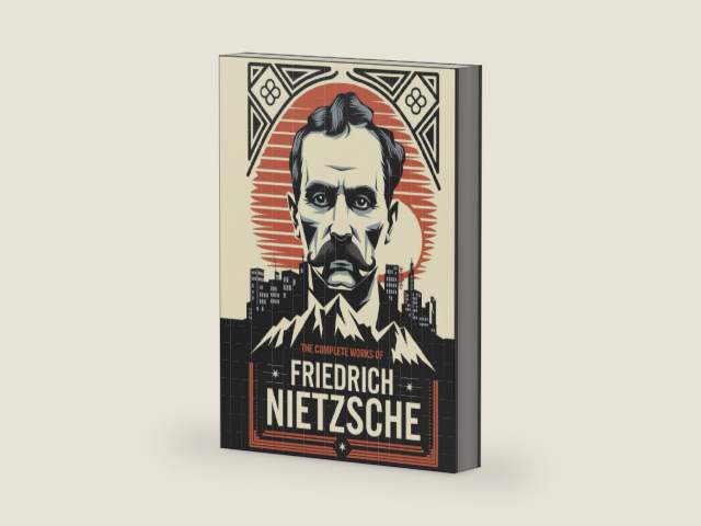 The Complete Works of Nietzsche: including Thus Spake Zarathustra, Beyond Good and Evil, Human All Too Human, The Birth of Tragedy and many more by Friedrich Nietzsche | barcode:9789363115668 | source:'9789363115668-right-three-quarter.jpg