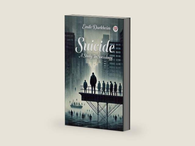 Suicide A Study In Sociology by Emile Durkheim | barcode:9789370812420 | source:'9789370812420-right-three-quarter.jpg