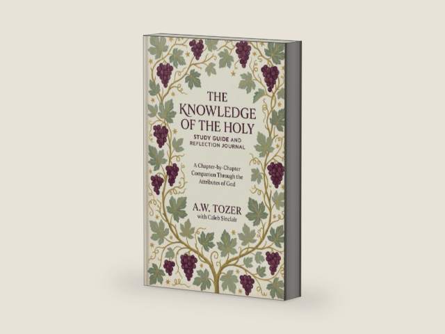 The Knowledge of the Holy: Study Guide and Reflection Journal Subtitle: A Chapter-by-Chapter Companion Through the Attributes of God by A.W. Tozer | barcode:9789378719073 | source:'9789378719073-right-three-quarter.jpg