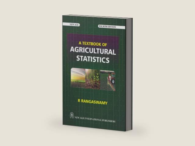 New Age A Textbook Of Agricultural Statistics by Rangaswamy | barcode:9789395161510 | source:'9789395161510-right-three-quarter.jpg