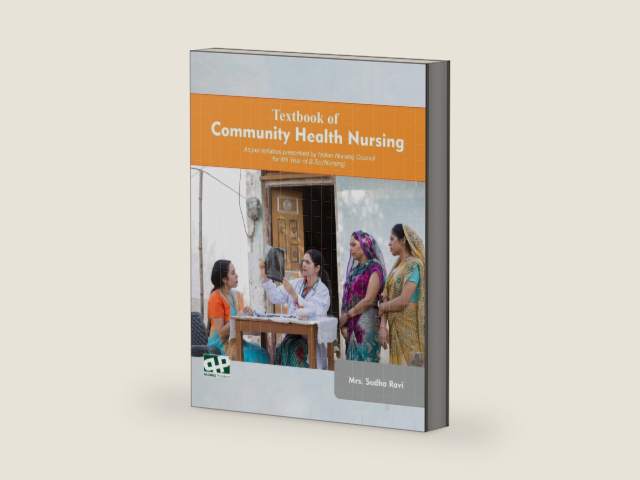 Textbook of Community Health Nursing II: as per Indian Nursing Council Syllabus by Paging Publishers | barcode:9789395228510 | source:'9789395228510-right-three-quarter.jpg
