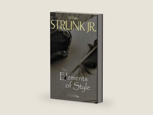 The Elements of Style, Fourth Edition by William Strunk Jr. | barcode:9789897781483 | source:'9789897781483-right-three-quarter.jpg