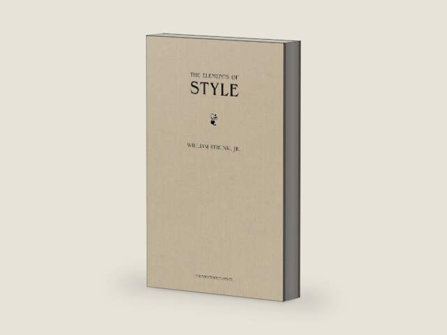 The Elements of Style, Fourth Edition by William Strunk Jr. | barcode:9789897782442 | source:'9789897782442-right-three-quarter.jpg