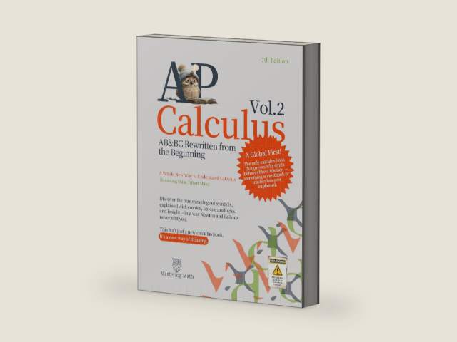 AP Calculus Vol2: AP Calculus AB&BC Rewritten from the Beginning by albert S. | barcode:9791193172438 | source:'9791193172438-right-three-quarter.jpg