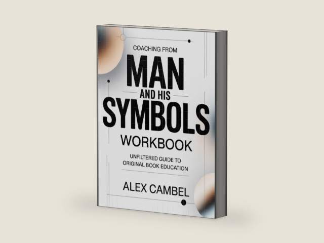 Coaching From Man And His Symbols: Unfiltered Guide To Original Book Education by Alex Cambel | barcode:9798180002792 | source:'9798180002792-right-three-quarter.jpg