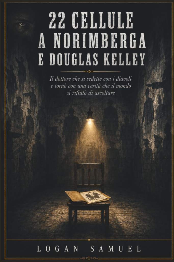22 CELLULE A NORIMBERGA E DOUGLAS KELLEY: Il dottore che si sedette con i diavoli e tornò con una verità che il mondo si rifiutò di ascoltare (Italian Edition) by LOGAN SAMUEL | barcode:9798180036216 | source:'9798180036216.jpg