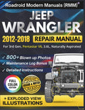 JEEP WRANGLER 2012-2018 REPAIR MANUAL: Illustrative DIY Guide for the 3rd Gen, Pentastar V6, 3.6L, Naturally Aspirated Engine | Featuring 800+ Exploded View Diagrams and Step-by-Step Procedures by Vin Kraftman | barcode:9798180251527 | source:'9798180251527.jpg