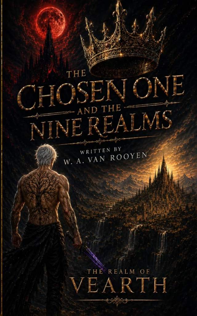 THE CHOSEN ONE AND THE NINE REALMS: THE REALM OF VEARTH by Wayne Andries Van Rooyen | barcode:9798180268211 | source:'9798180268211.jpg