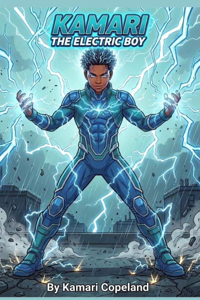 Kamari The Electric Boy by Kamari Copeland | barcode:9798180326867 | source:'9798180326867.jpg