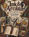 Ink & Arcana: An Adult Tarot Card Learning Coloring Book by C Pinkos | barcode:9798180358219 | source:'9798180358219.jpg