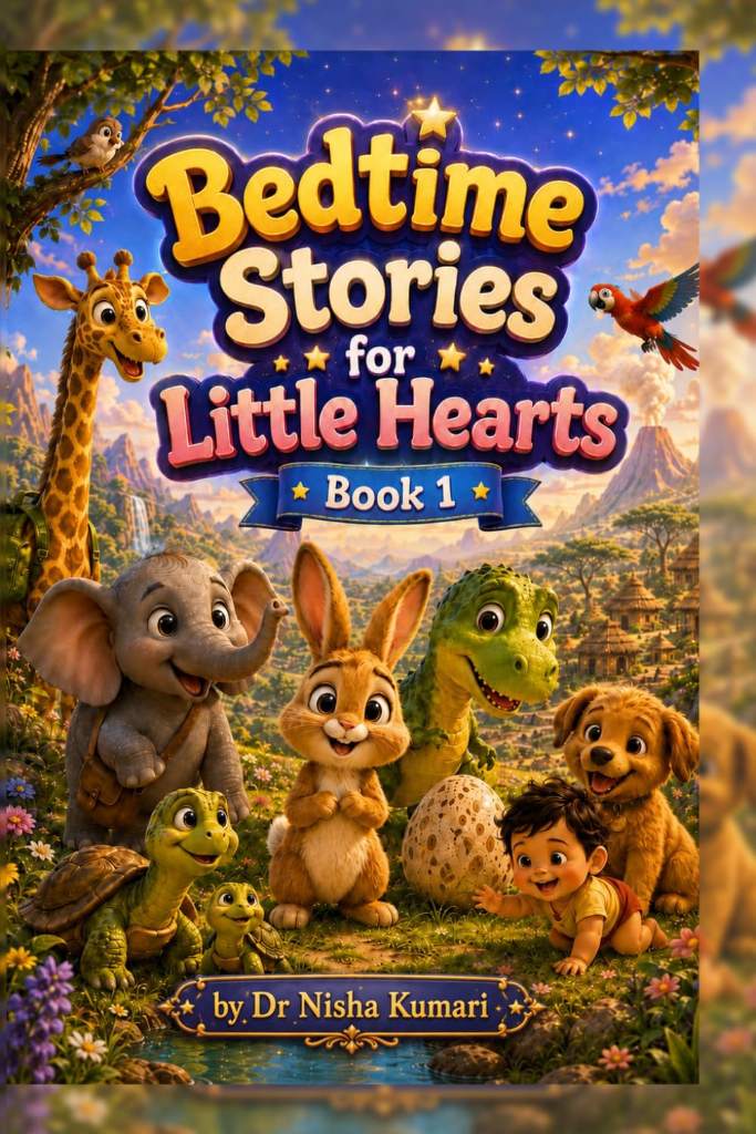 Bedtime Stories for Little Hearts by Dr Nisha Kumari | barcode:9798180604422 | source:'9798180604422.jpg