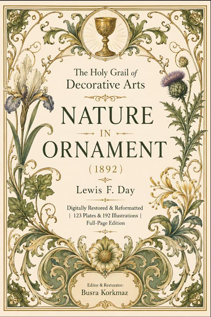 The Holy Grail of Decorative Arts: Nature in Ornament - "Digitally Restored & Reformatted | 123 Plates & 192 Illustrations | Full-Page Edition" by Lewis F. Day | barcode:9798181191426 | source:'9798181191426.jpg