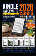 Kindle Paperwhite 2026 User Guide for Beginners and Seniors: Easy Step-by-Step Instructions with Pictures to Set Up Your Kindle, Discover Hidden Features, Customize Settings and Read with Confidence by JOHN MASK | barcode:9798181222588 | source:'9798181222588.jpg