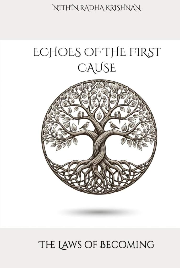 ECHOES OF THE FIRST CAUSE: The Laws of Becoming by NITHIN RADHA KRISHNAN | barcode:9798181247857 | source:'9798181247857.jpg